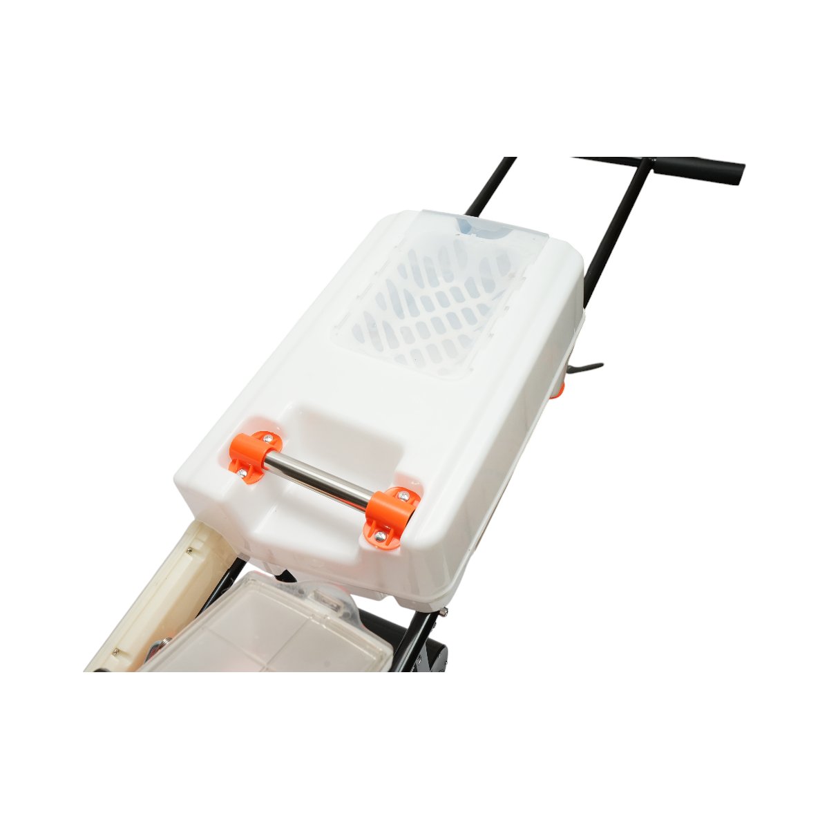 Semanatoare manuala cu 7 dinti, adancime semanare 8cm, rezervor seminte 4L, cutie fertilizare 12L THOR